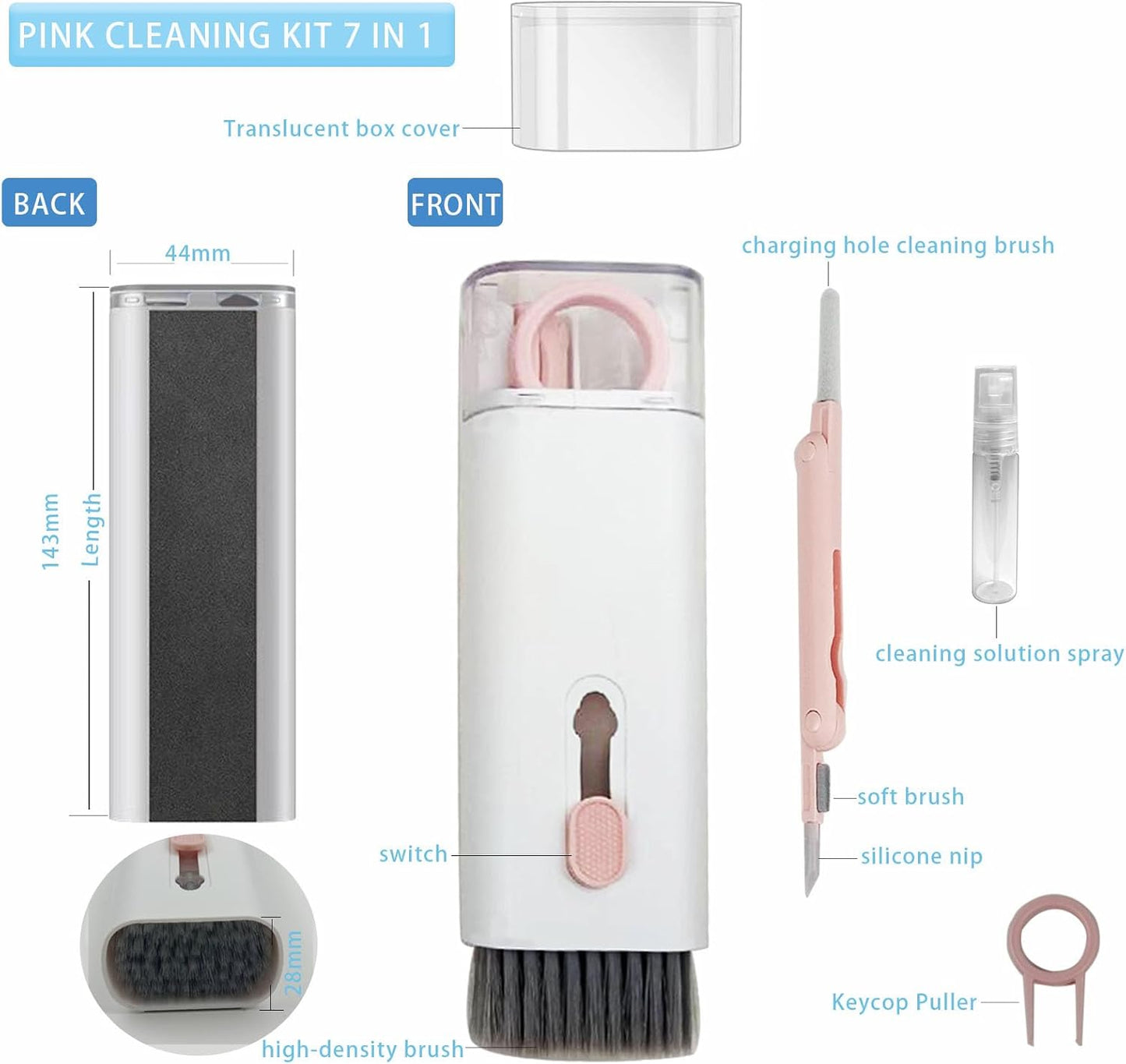 7-in-1 Cleaning Kit – Compact & Multi-Functional