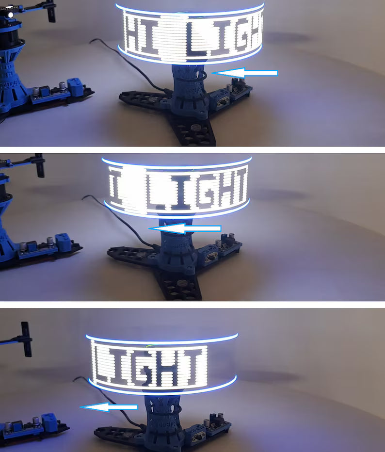 The Orbiter LED Display Stand projects floating text and patterns with dynamic rotation—stylish, futuristic, and unforgettable.