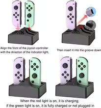 Charging Station for Switch/Switch 2 Joy Con Controller Charging Dock 4in1 Nintendo Switch Joy Con 2 Charger Gaming Accessories