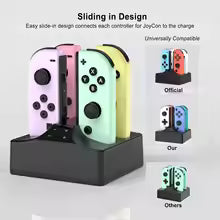 Charging Station for Switch/Switch 2 Joy Con Controller Charging Dock 4in1 Nintendo Switch Joy Con 2 Charger Gaming Accessories