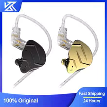 KZ ZSN Pro X Metal Wired Headset Hybrid Technology 1BA+1DD Ear Hook Monitor Headphones