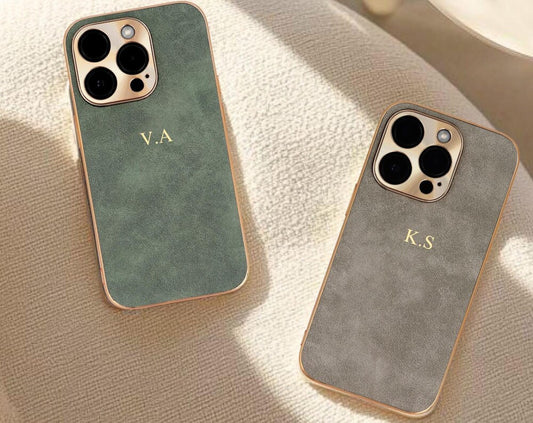 Personalized Suede iPhone Case