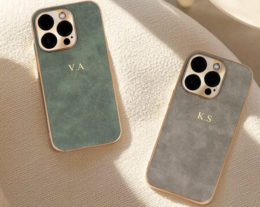 Personalized Suede iPhone Case