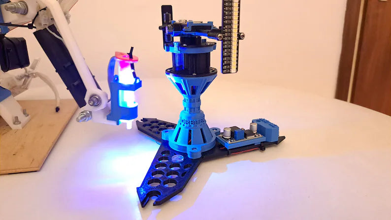 The Orbiter LED Display Stand projects floating text and patterns with dynamic rotation—stylish, futuristic, and unforgettable.